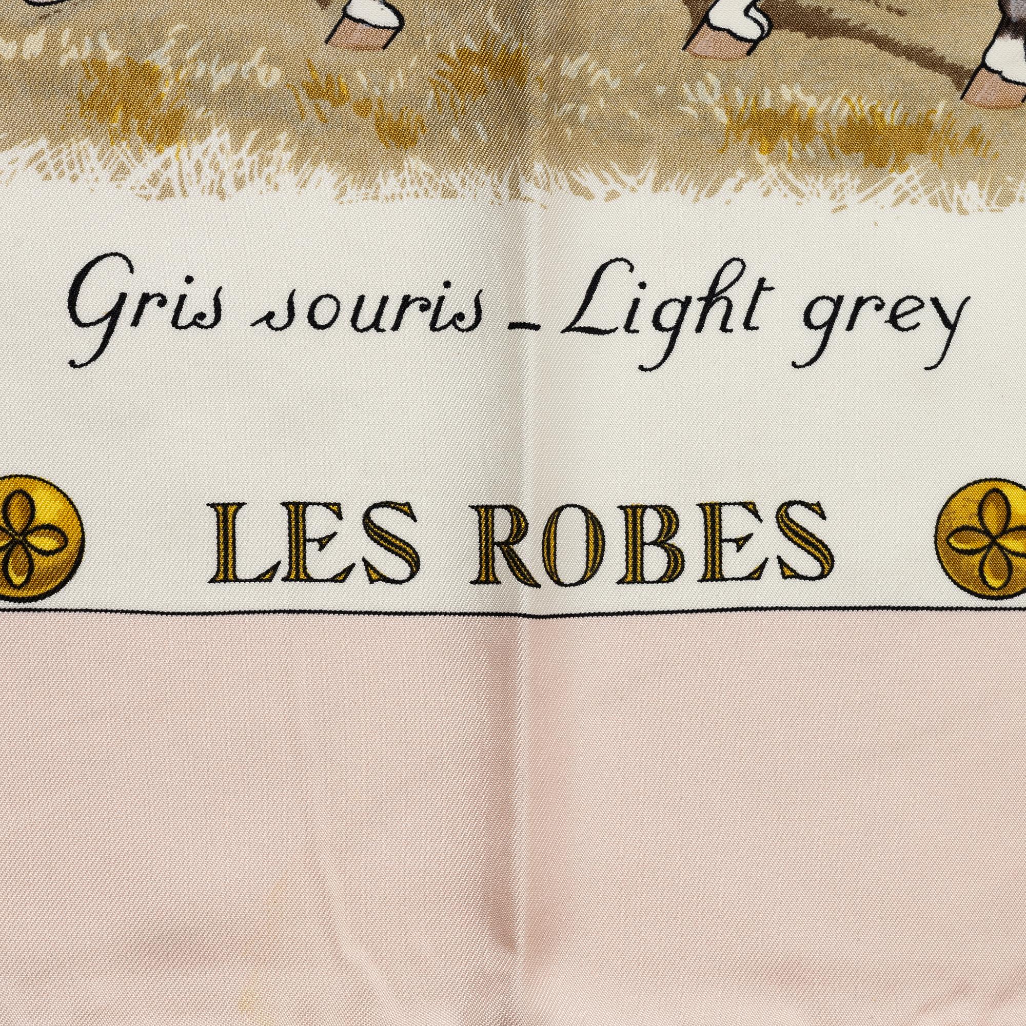 Hermès, scarf, "Les Robes".