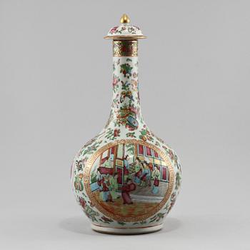 VAS MED PROPP, porslin, Kanton, Kina, 1900-tal.