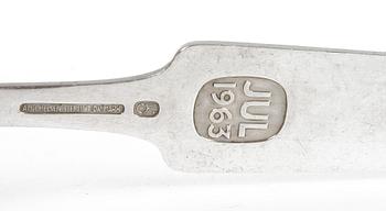 JULSKEDAR, 5 st, silver, Georg Jensen samt A. Michelsen. Tot. v. 228 g.