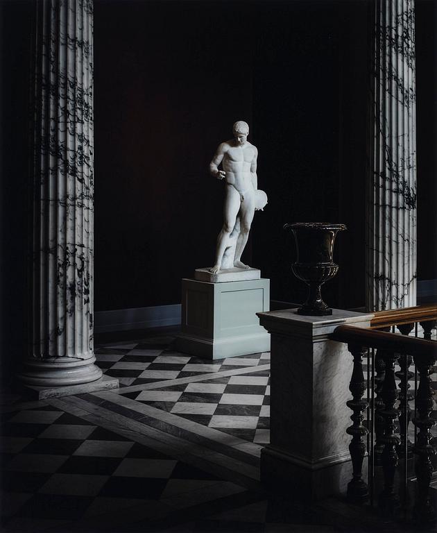 Bruno Ehrs, "Nationalmuseum i skymningsljus", 2018.