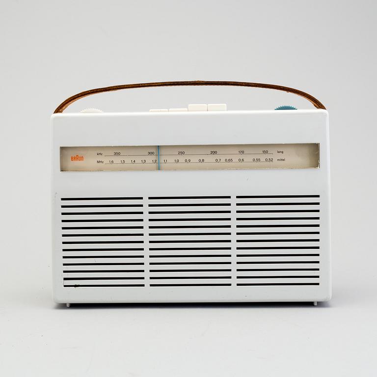 A T24 radio designed by Dieter Rams for Braun, Germany, 1961-3.