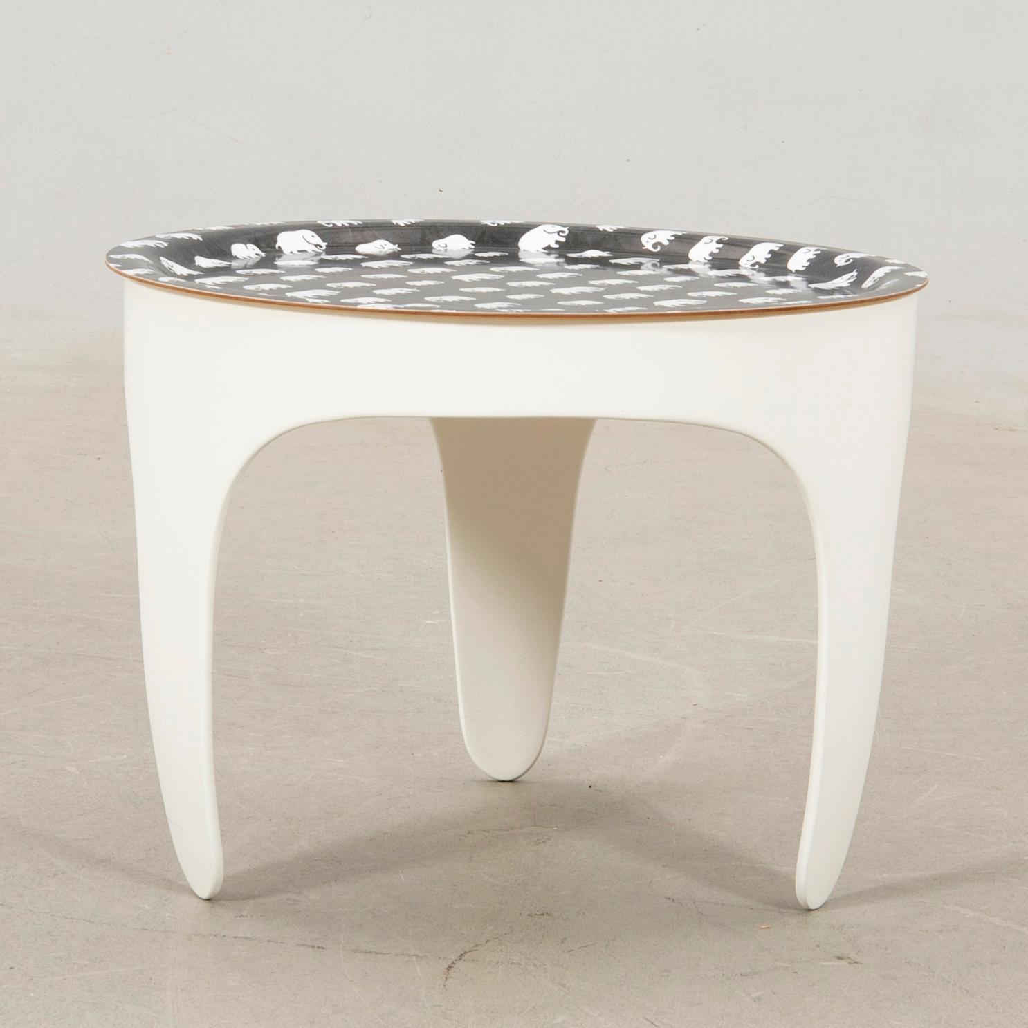 Margot Barolo & Märta Friman, side table for the company Svenskt Tenn, 21st century.