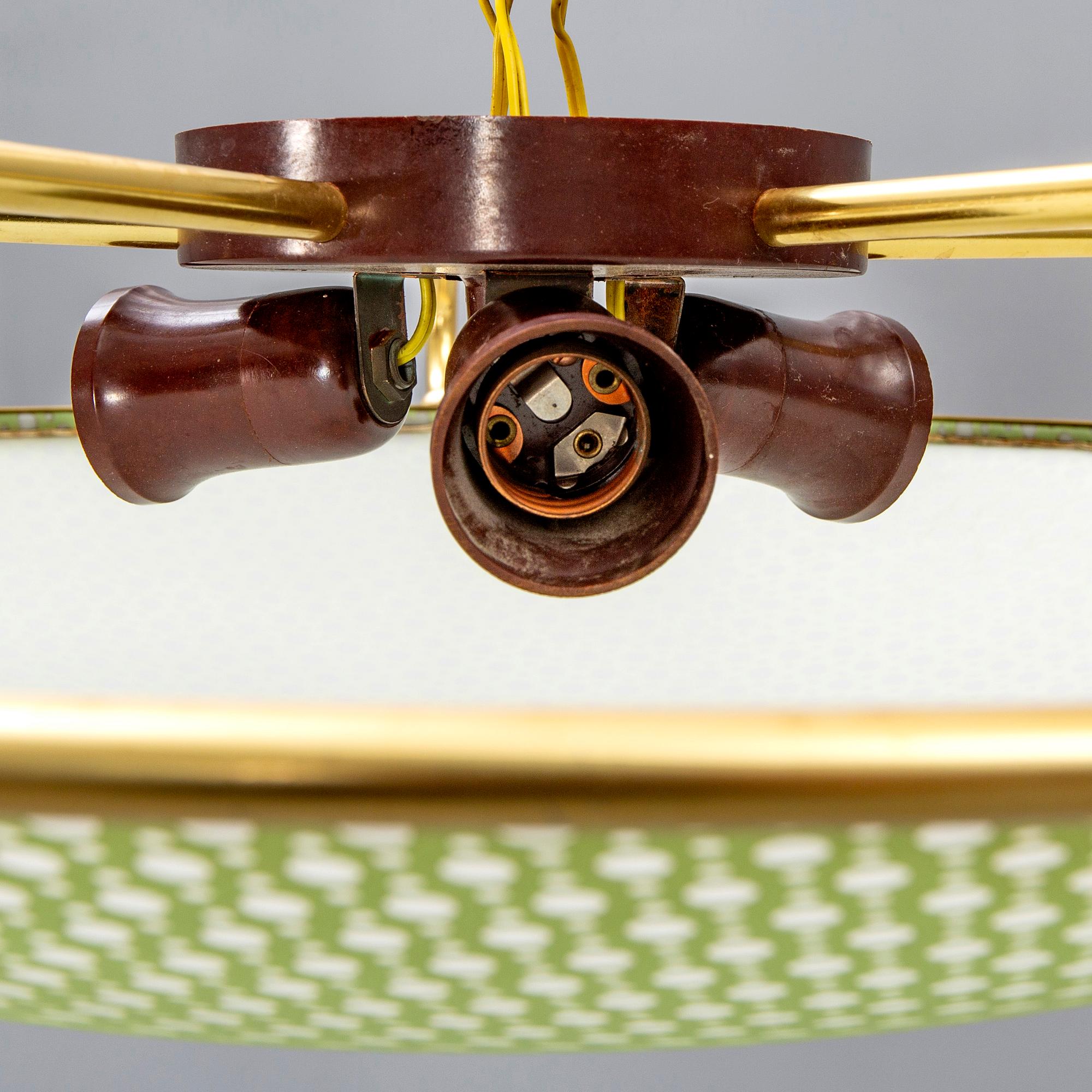 Erco Leuchten, ceiling, model 70, 1950s, Germany.