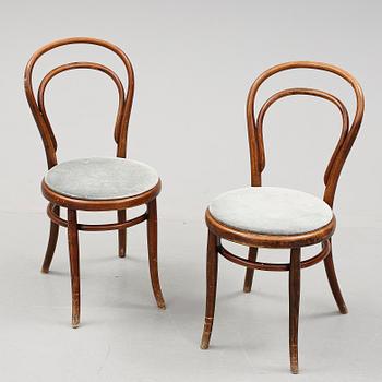 STOLAR, ett par, Thonet, Wien, omkring 1900.