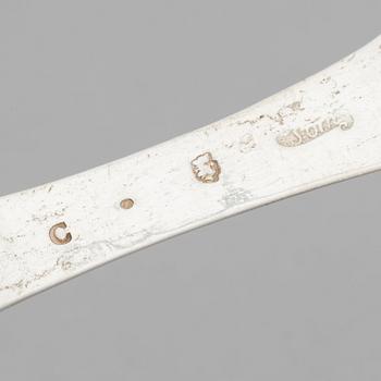 Sven Örn, tårtspade, silver, Stockholm 1761. Rokoko.
