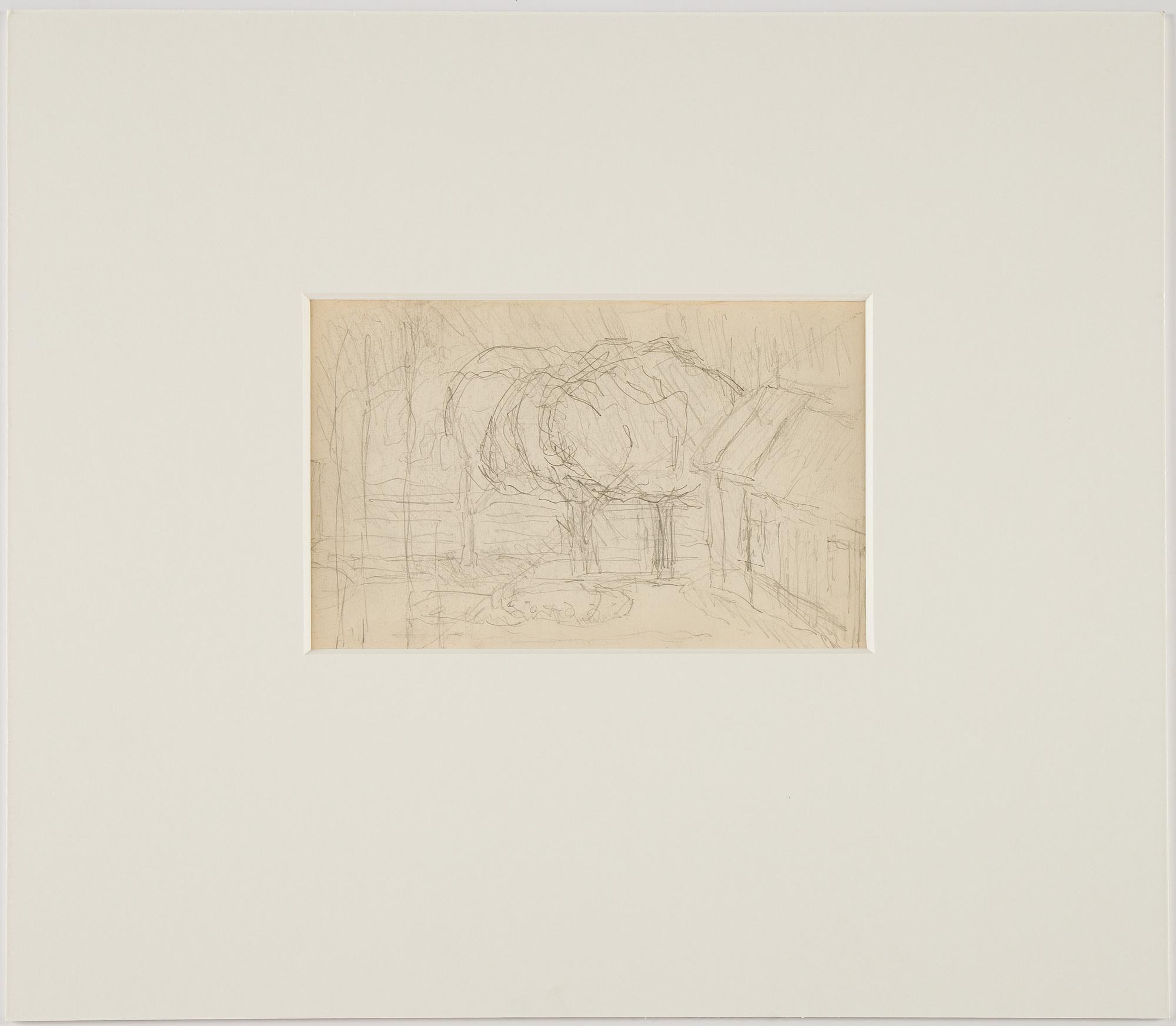 Carl Kylberg, pencil drawing.