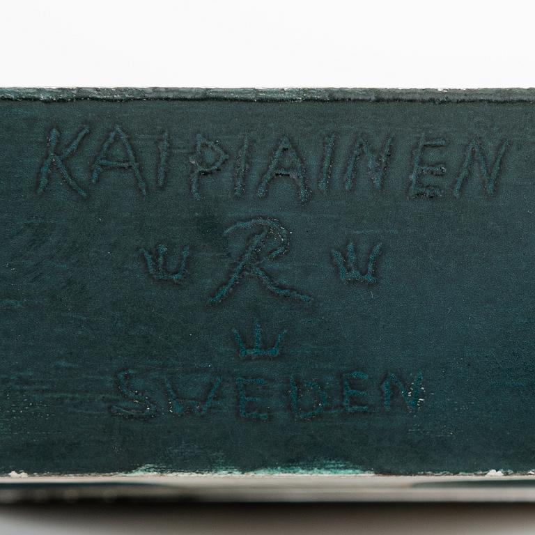 Birger Kaipiainen, a stoneware relief signed Kaipiainen Rörstrand.