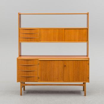 SIDEBOARD MED HYLLA, 1950-tal.