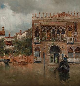 Antonio Reyna Manescau, "View in Venice".