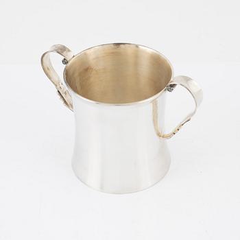 Jacob Ängman, bägare med hänklar, silver, GAB, Eskilstuna 1980.