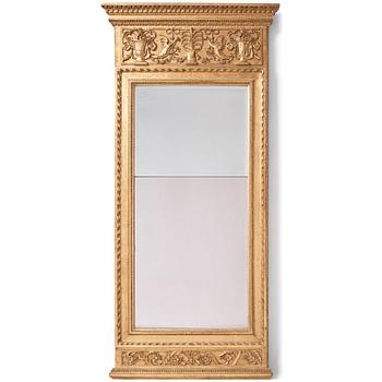 89. A late Gustavian mirror.