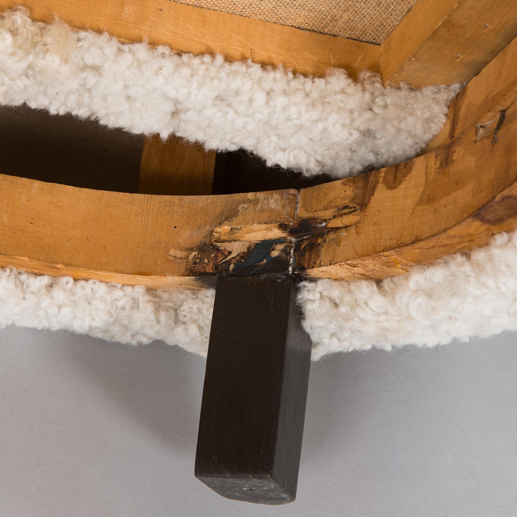 A pair of  1930s/40s. 'Continent' armchairs model 217, Asko, Finland.