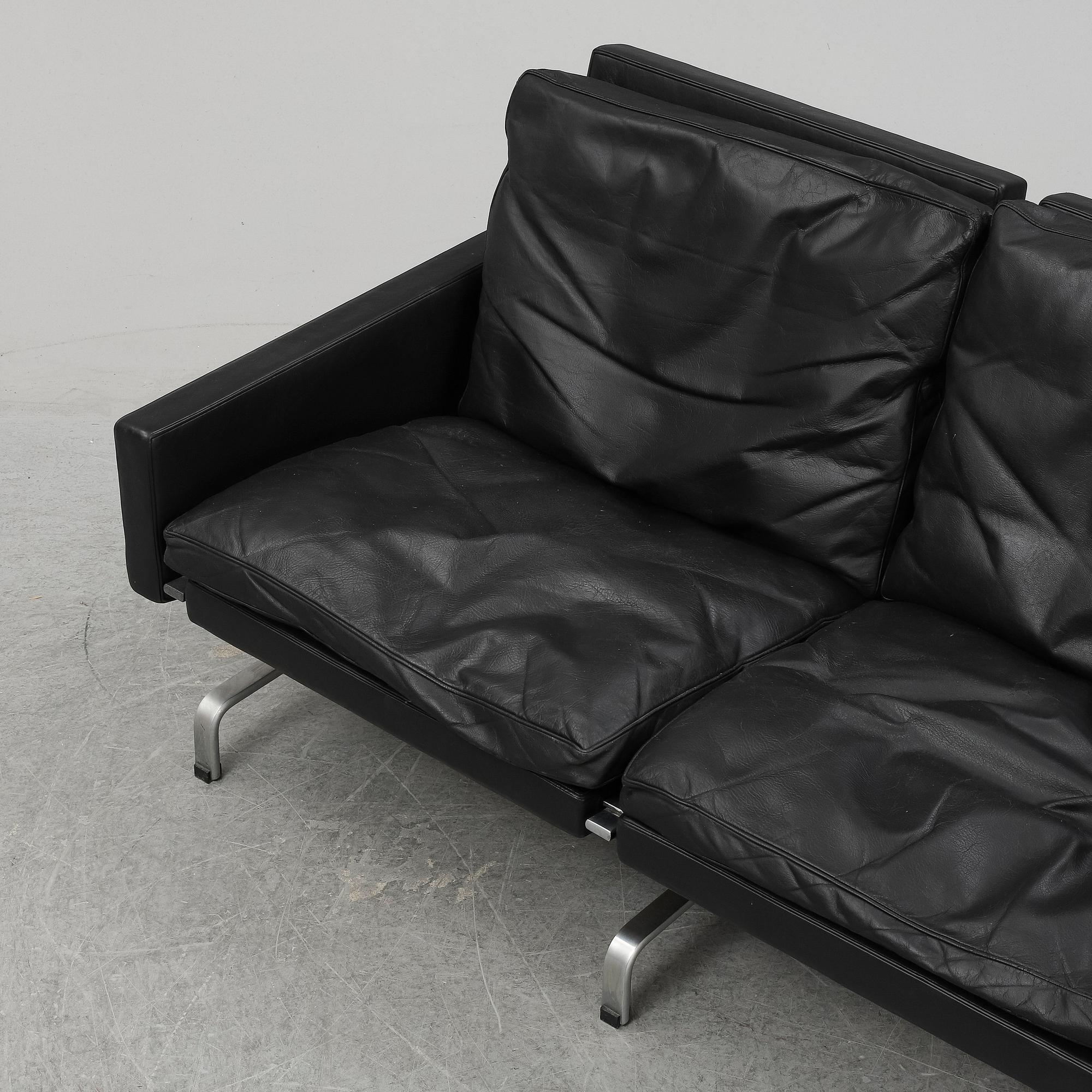 POUL KJAERHOLM, 'PK31-2' sofa, E Kold Christensen, Denmark.