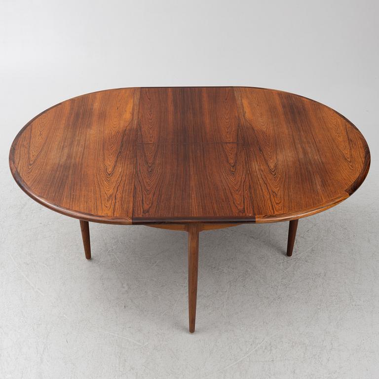 A dining table, Denmark, 1960s.