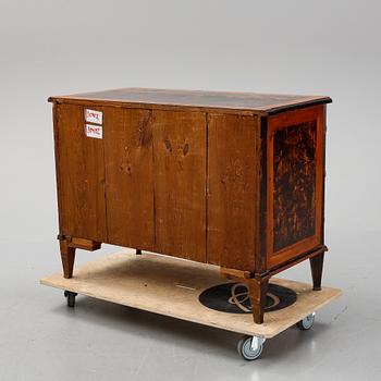 A late 18th century chest of drawers.