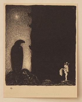 John Bauer, "Troll" 10 lithographs in a folder/book.