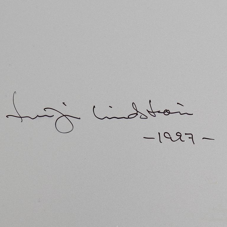 Tuija Lindström, photograph mounted to aluminum signed on verso.