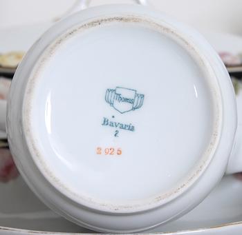 MATSERVIS, porslin, Thomas, Bavaria, ca 60 delar.