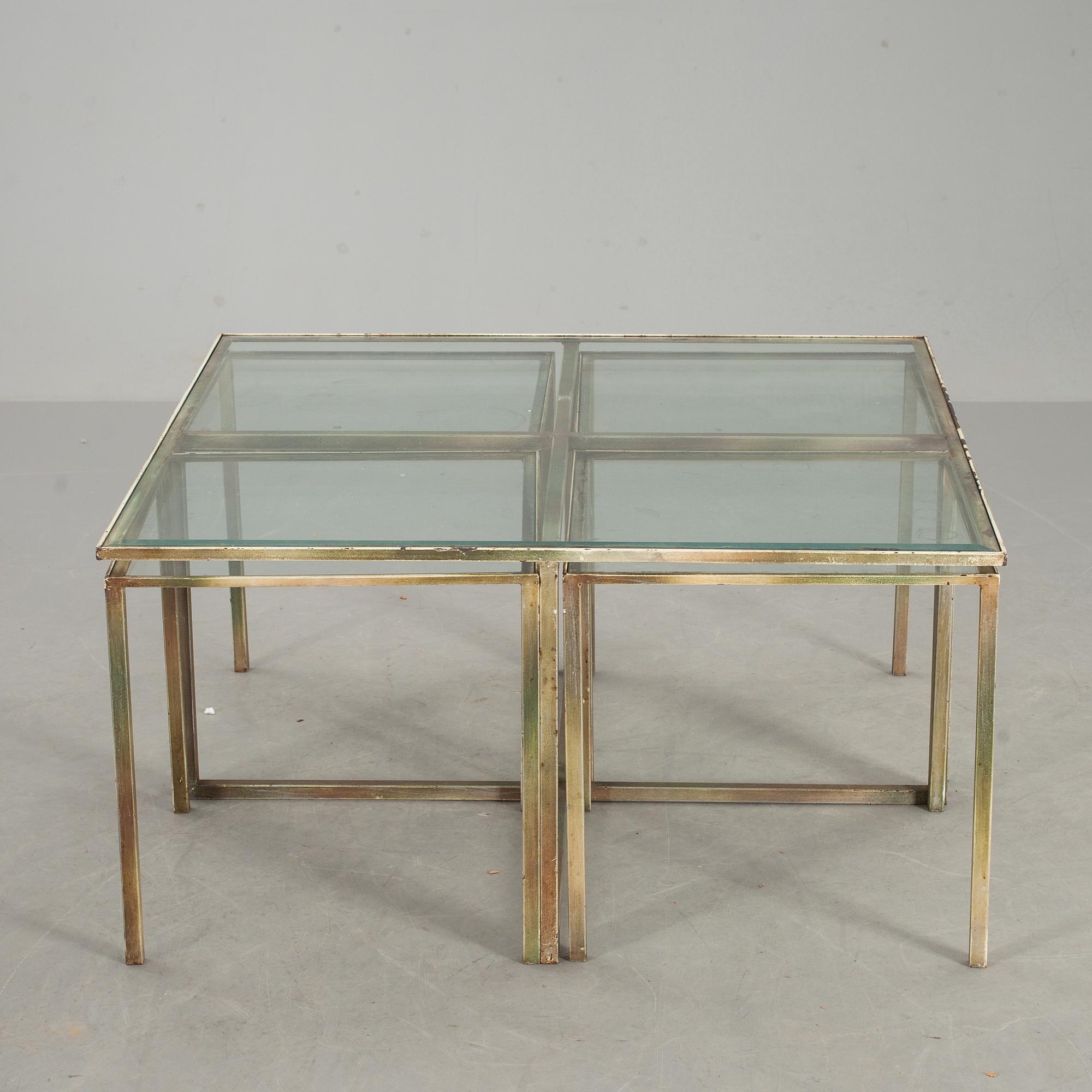 SOFFBORD/SATSBORD, 5 delar, 1900-talets andra hälft.