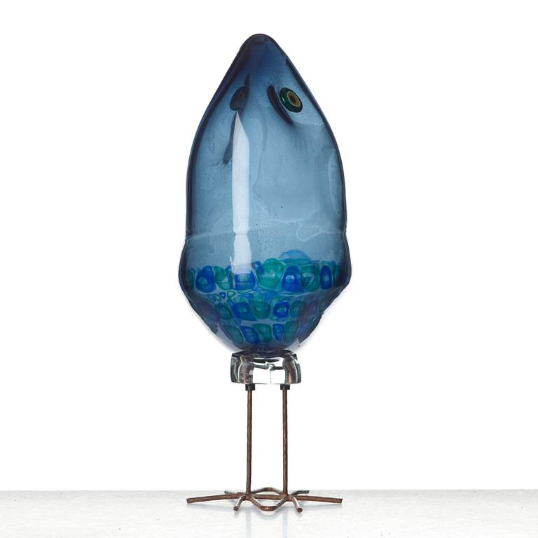 Alessandro Pianon, a "Pulcino" glass bird, Vistosi, Italy 1960's.