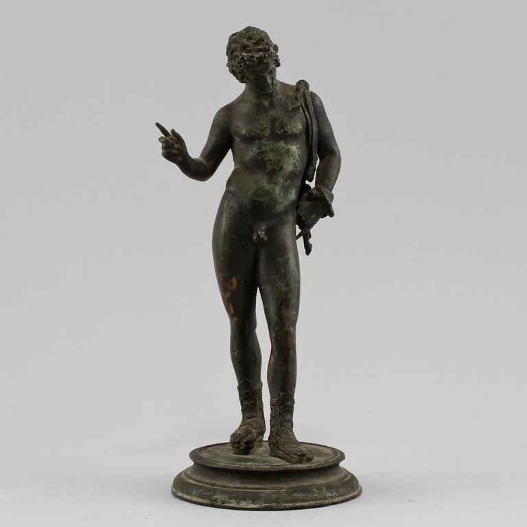 SKULPTUR, patinerad metall, 1800-talets andra hälft.