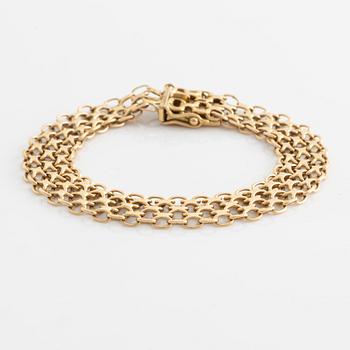 Bracelet, x-link, 18K gold.