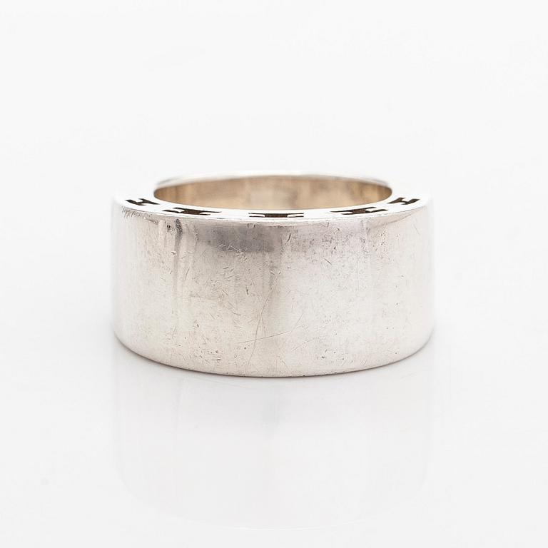 Hermès, ring, "Clarte", sterlingsilver.