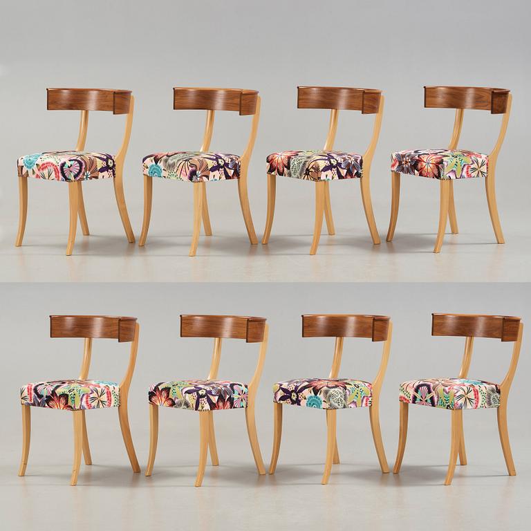 Josef Frank, stolar, 8 st, Firma Svenskt Tenn, modell 300.