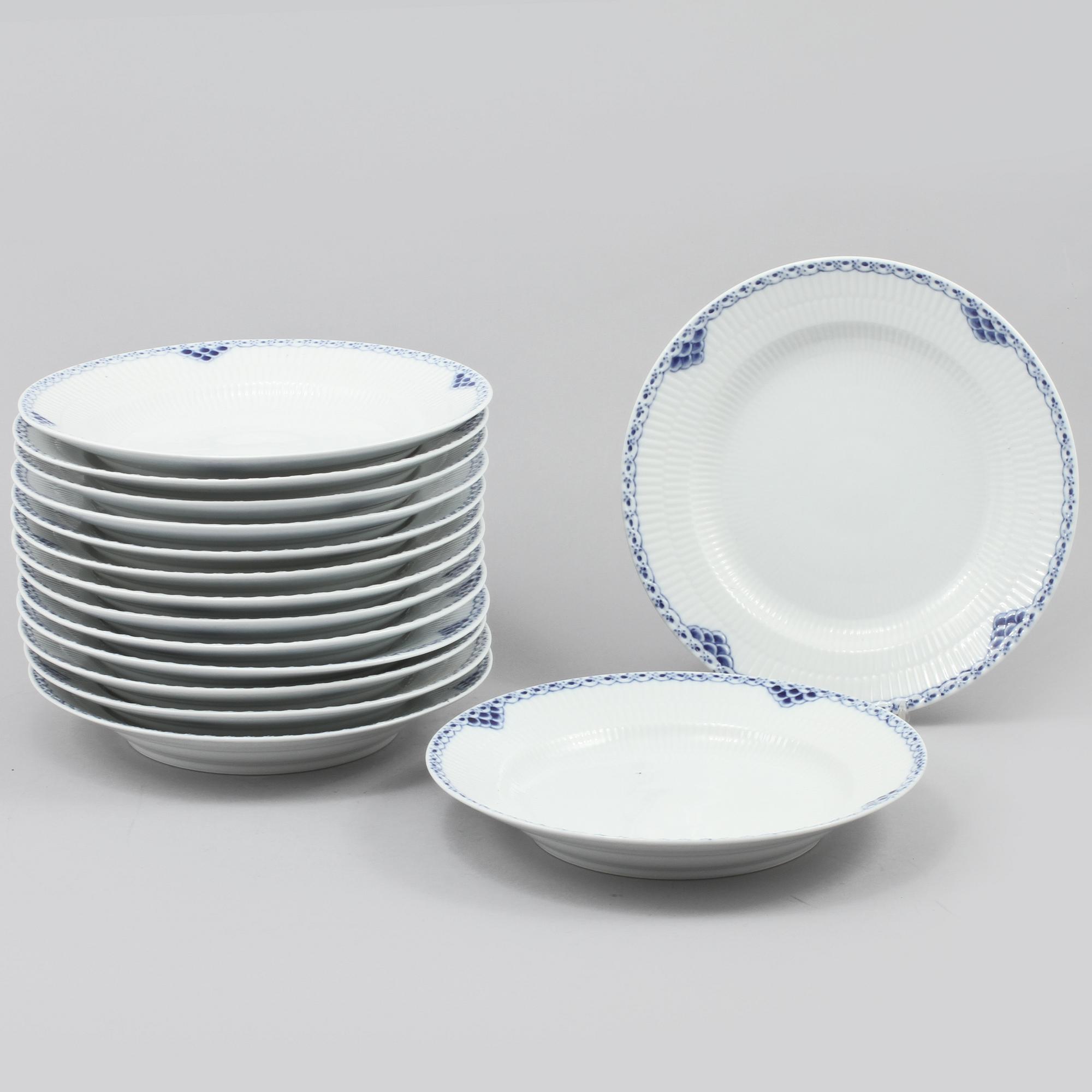 MATTALLRIKAR, 15 st, porslin. "Princess", Royal Copenhagen, 1900-tal.