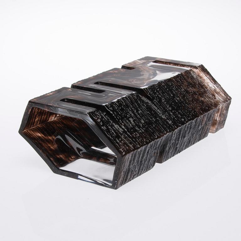 MALJAKKO, lasia, signeerattu, Daum, Ranska, 1900-luvun loppupuoli.