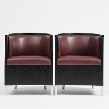 Mats Theselius, a pair of “Theselius Trä” armchairs, Källemo, Värnamo, post 2007.