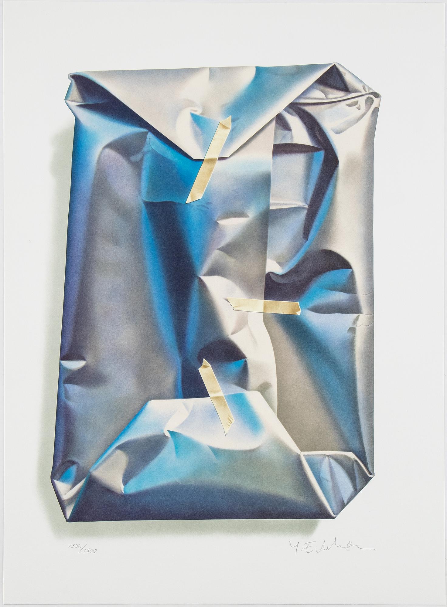 Yrjö Edelmann, lithograph in colours, 2001, signed 1336/1500.