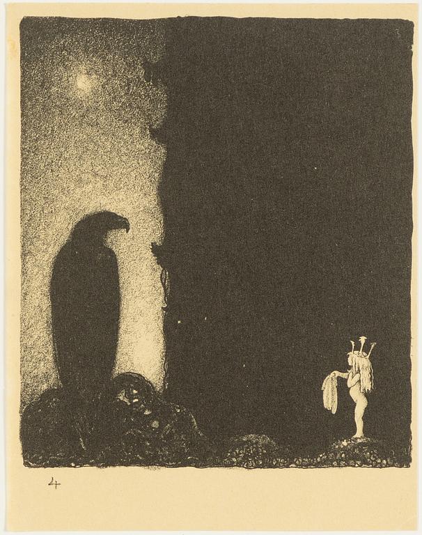 John Bauer, "Här har du allt, som återstår av mina kläder".