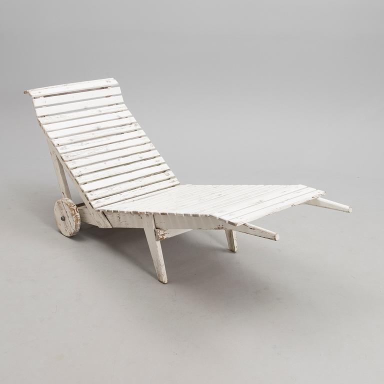AINO AALTO, garden lounger, Artek, mid 20th century.