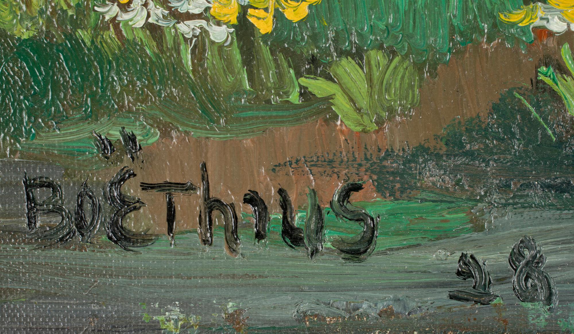 LARS BOETHIUS, oljemålning på duk, sign o dat -28.