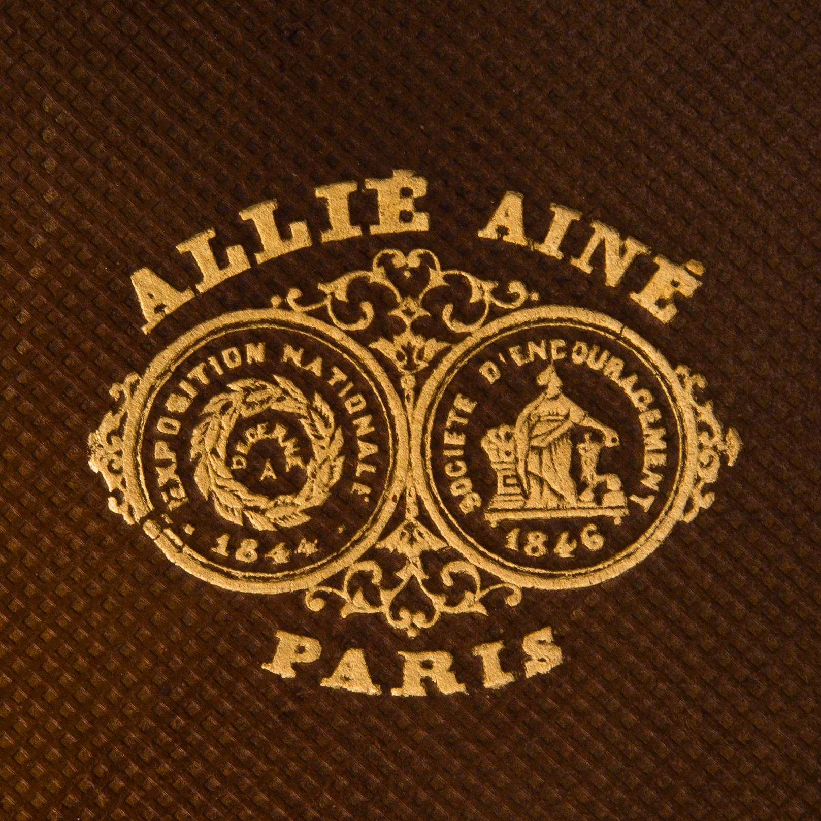 A French hat mould conformateur, Allié Ainé, Paris, latter half of the 19th Century.