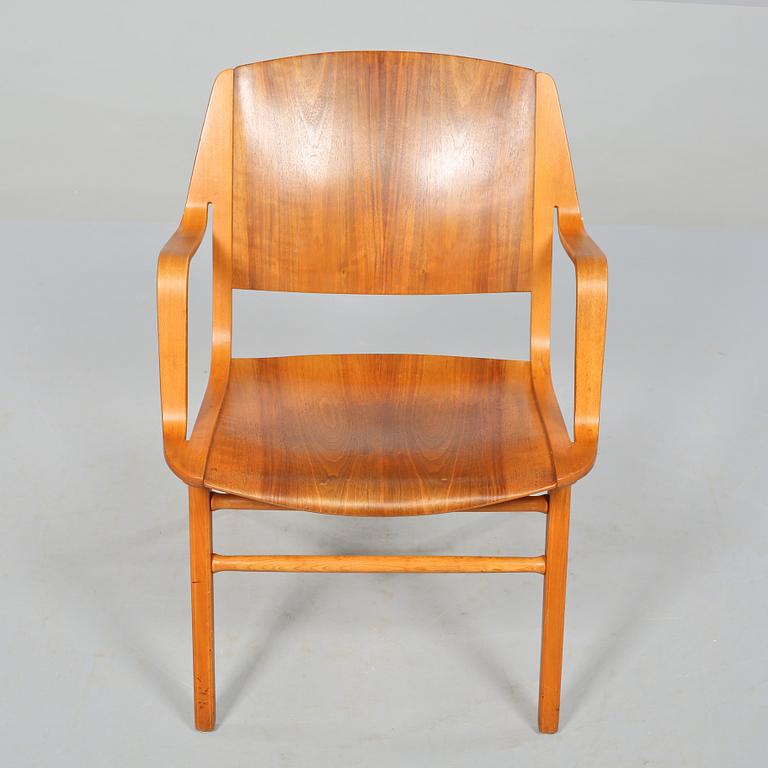 KARMSTOL, "Ax- Chair", Peter Hvit och Orla Mölgaard-Nielsen, Fritz Hansen, Danmark, 1950-/60-tal.