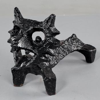 ELDHUND, gjutjärn, Olle Hermansson, Husqvarna, 1960-tal.