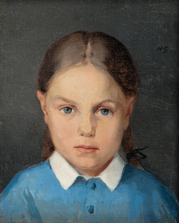 Helene Schjerfbeck, GIRL WITH BRAIDS.