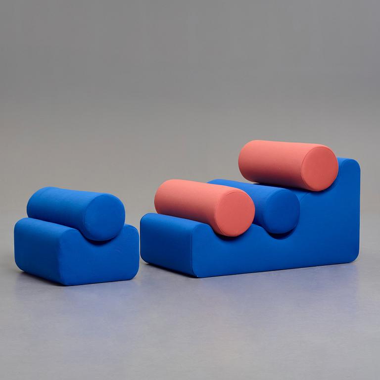 OWL, "La Pepino" fåtölj med fotpall, unikt i samarbete med Arranging Things 2019.