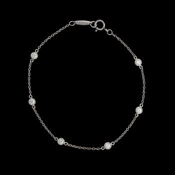 ARMBAND, Elsa Peretti, Tiffany & Co. Platina, briljantslipade diamanter.