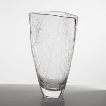 Vicke Lindstrand, a glass vase, Kosta, Sweden, 1950's/60's.