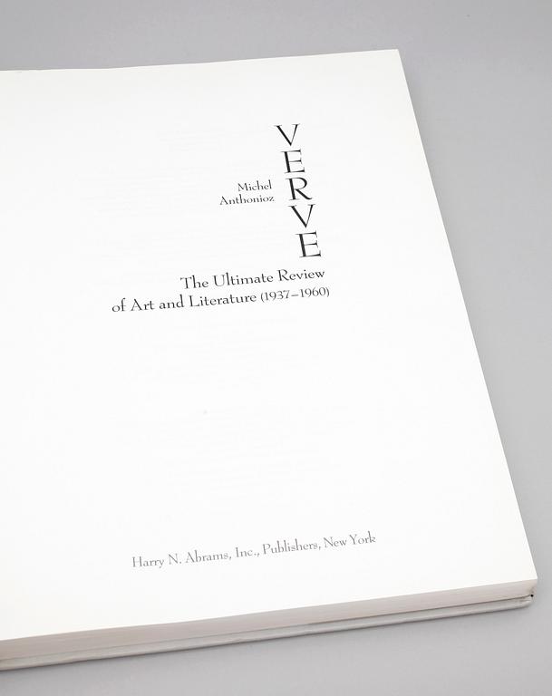 BOK, "Verve - The ultimate review of art and literature 1937-1960" - Michel Anthonioz, New York, 1988.