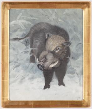 LENNART SAND, olja på duk, signerad och daterad -02.