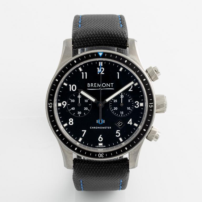 Bremont, Boeing, wristwatch, chronograph, 43 mm.