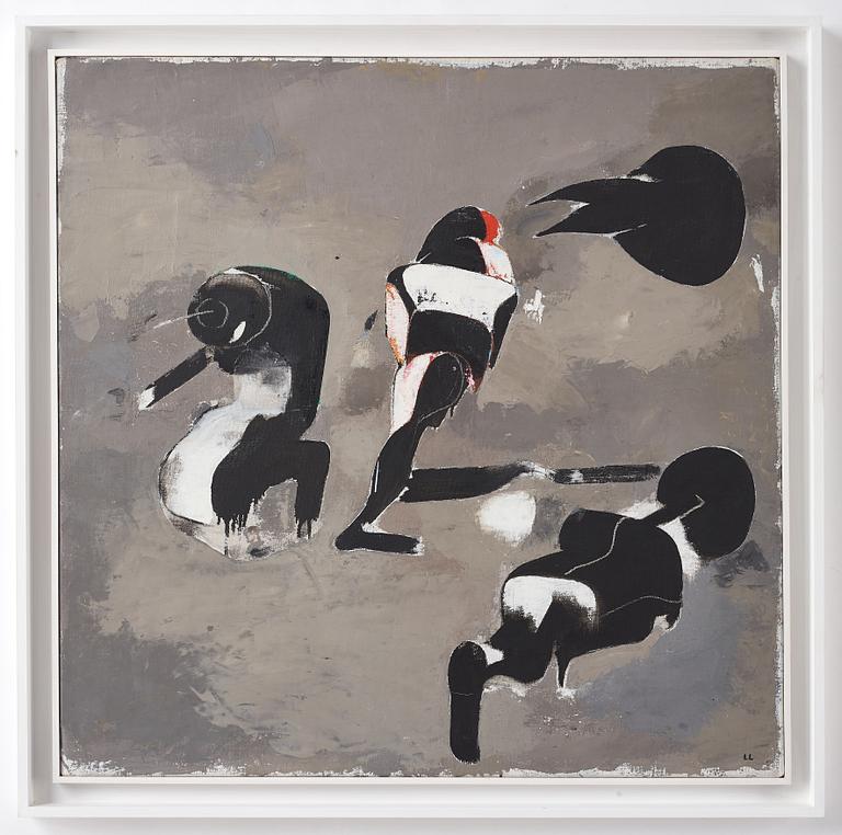 Lage Lindell, oil on canvas, signed.