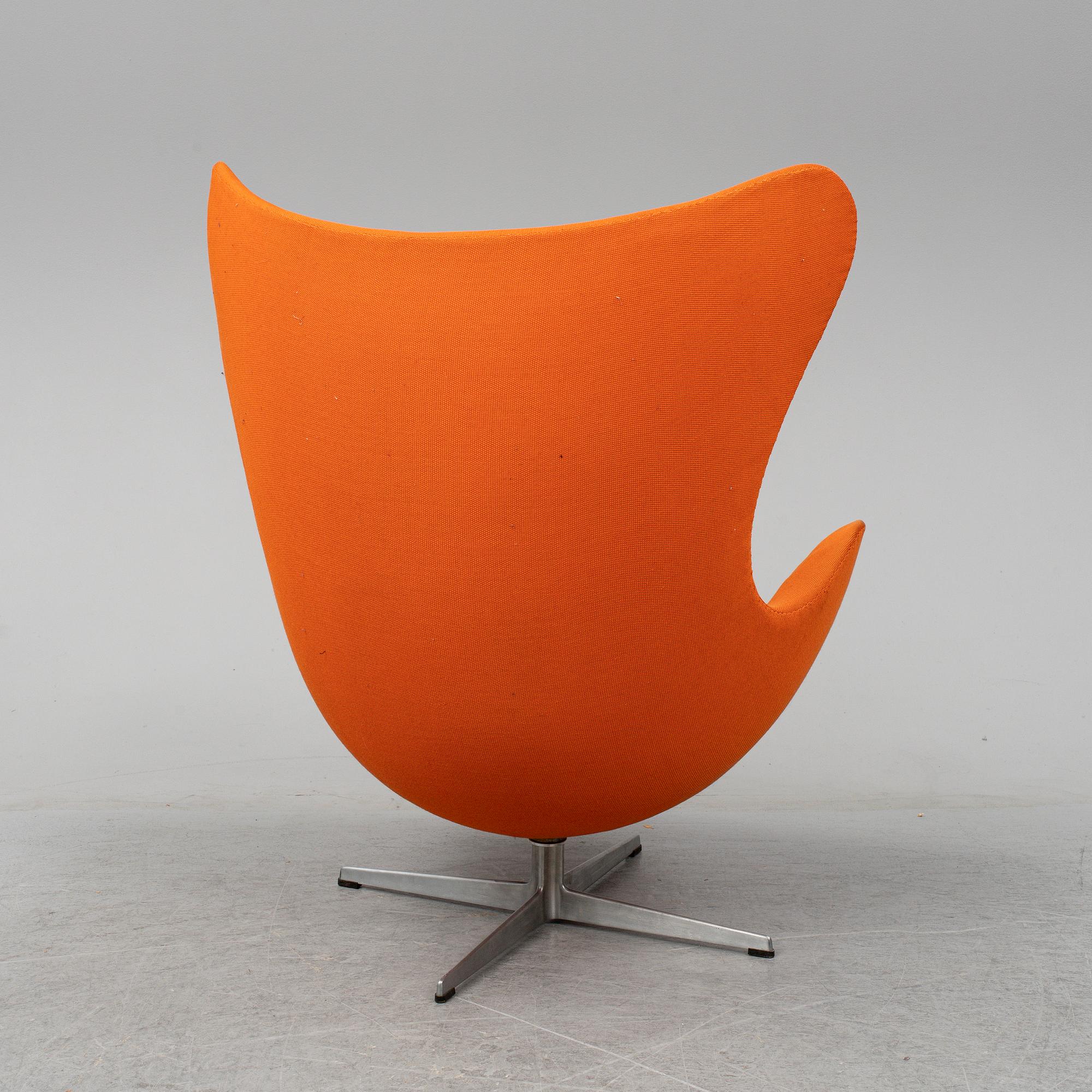 ARNE JACOBSEN, an 'Egg' chair from Fritz Hansen, Denmark.