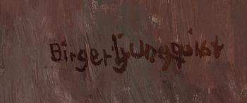 Birger Ljungquist, Kvinna i ateljén.