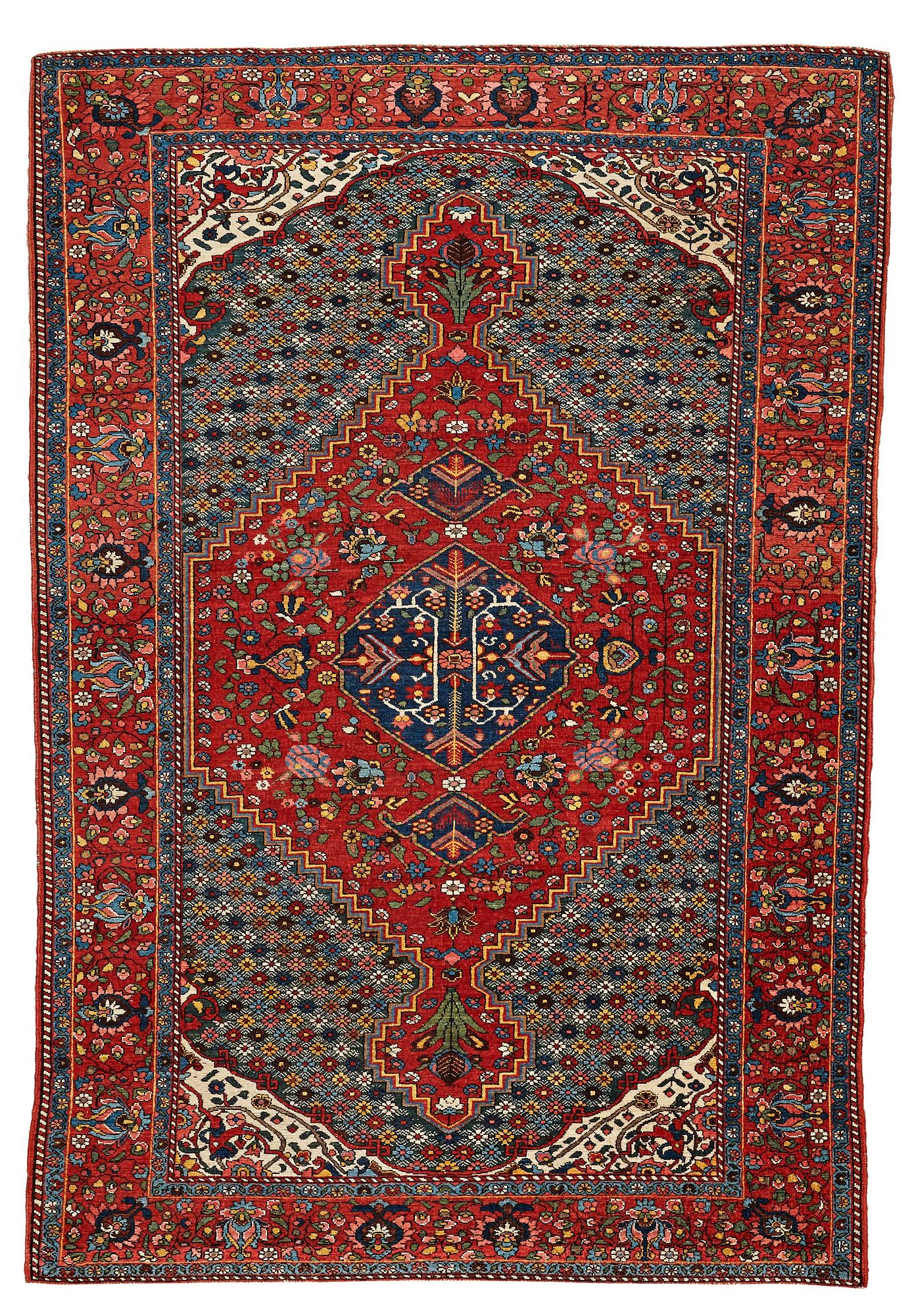 MATTO, a semi-antique Bachtiari "mille-fleur", ca 200,5 x 135,5 cm.