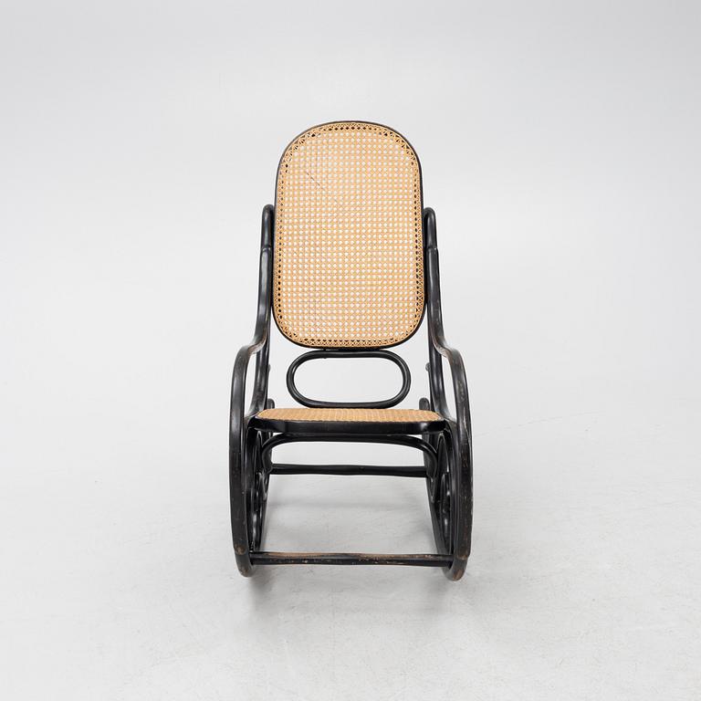 A rocking chair, possibly Thonet, early 20th century.